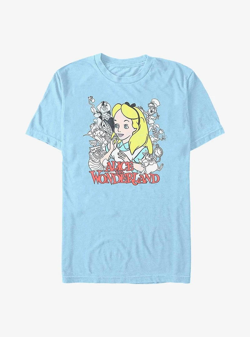 Disney Alice Wonderland Group T-Shirt