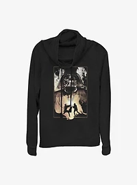 Star Wars Raw Battle Cowl Neck Long-Sleeve Top