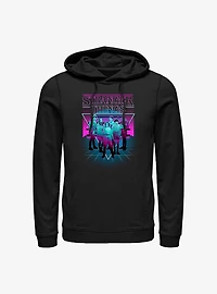 Stranger Things Neon Group Hoodie