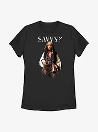 Disney Pirates of the Caribbean Savy Womens T-Shirt