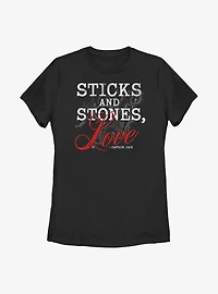 Disney Pirates of the Caribbean Sticks And Stones Love Womens T-Shirt