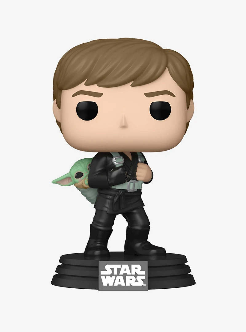 Funko Pop! Star Wars: The Book of Boba Fett Luke Skywalker & Grogu Vinyl Bobble-Head