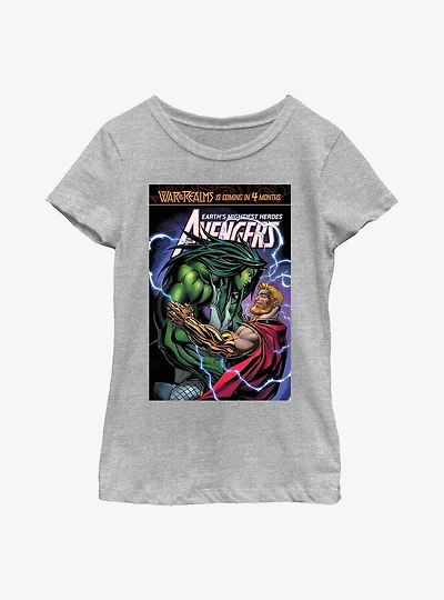 Marvel She-Hulk Avengers Comic Youth Girls T-Shirt