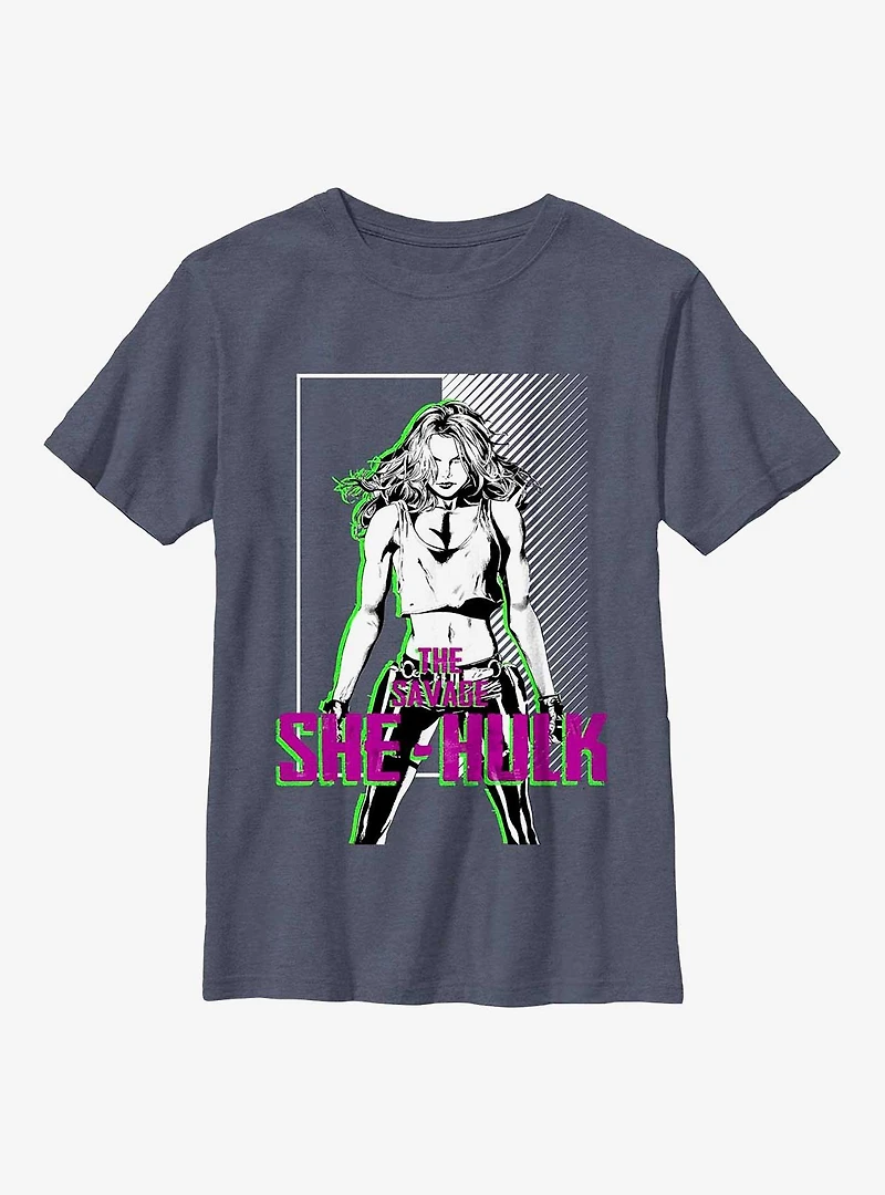Marvel She-Hulk Savage Youth T-Shirt