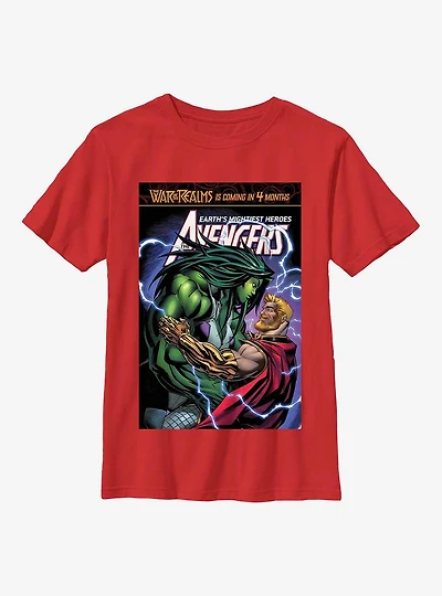Marvel She-Hulk Avengers Comic Youth T-Shirt