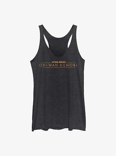 Star Wars Obi-Wan Kenobi Logo Womens Tank Top