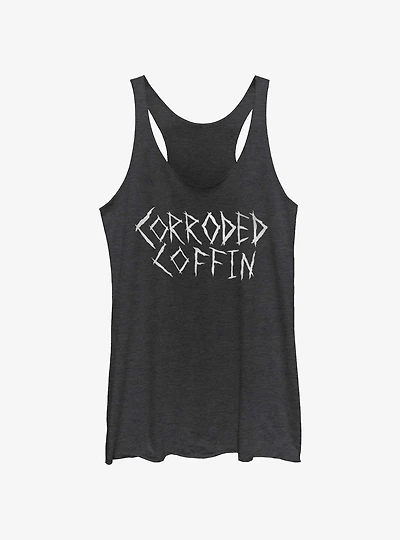 Stranger Things Corroded Coffin Womens Tank Top