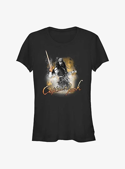 Disney Pirates of the Caribbean Captain Jack Girls T-Shirt