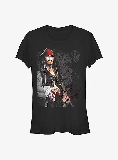 Disney Pirates of the Caribbean Captain Jack Girls T-Shirt