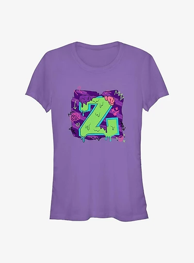 Disney Zombies Seabrook Football Letter Girls T-Shirt