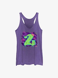 Disney Zombies Seabrook Football Letter Girls Tank