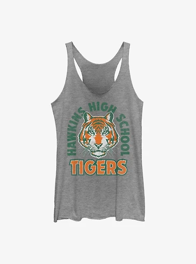 Stranger Things Hawkins High School Tigers Arch Womens Tank Top