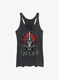 Stranger Things Vecna Tombstone Badge Womens Tank Top