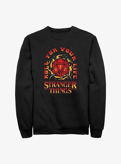 Stranger Things Fire and Dice Sweatshirt