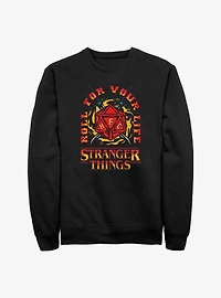 Stranger Things Fire and Dice Sweatshirt