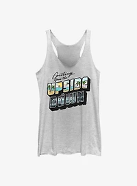 Stranger Things Upside Down Postcard Girls Tank