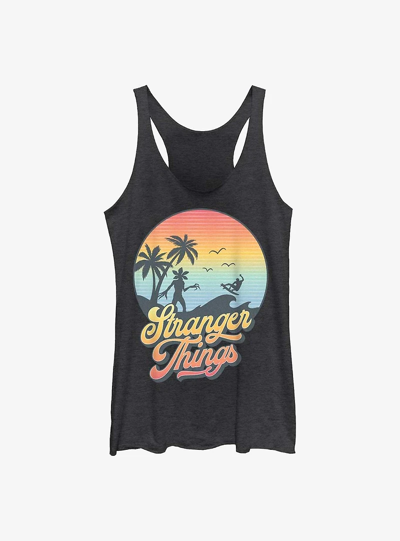 Stranger Things Retro Sun Girls Tank