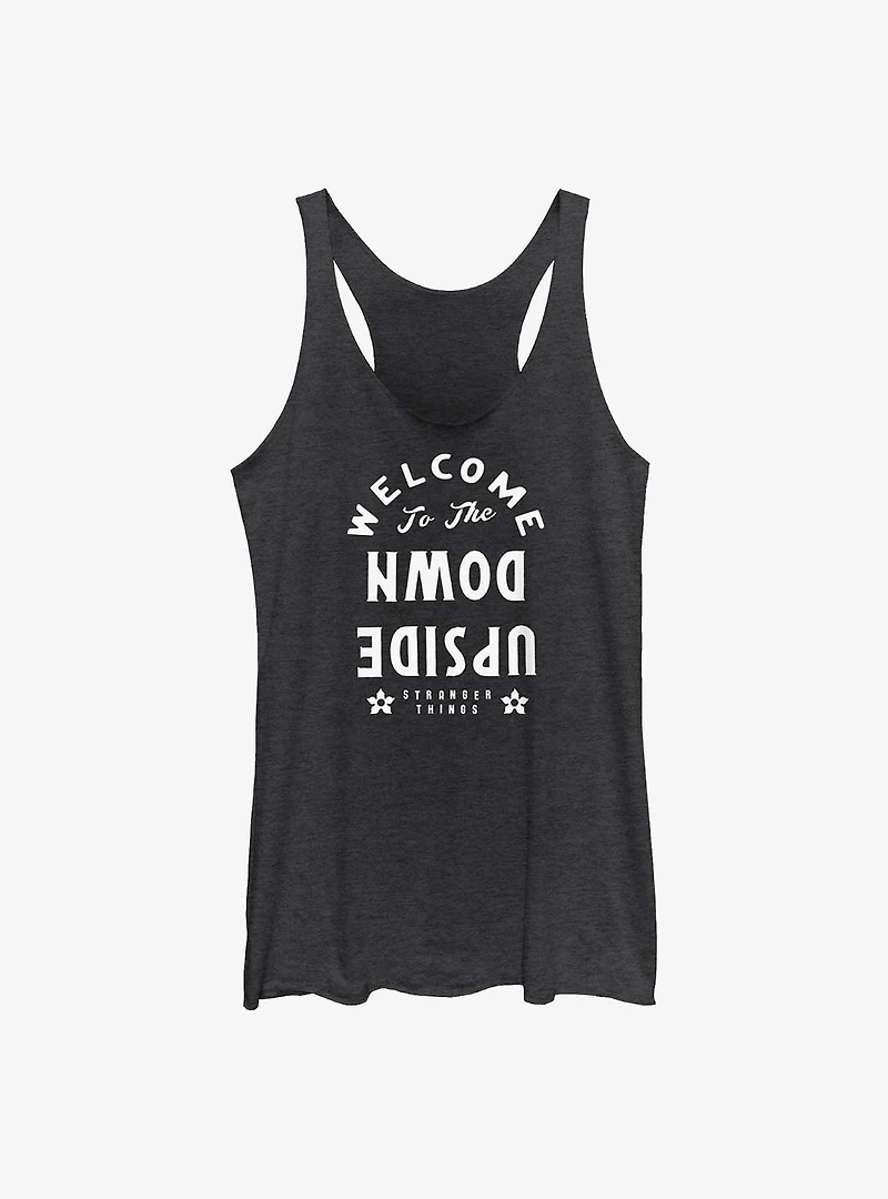 Stranger Things Welcome To The Upside Down Girls Tank