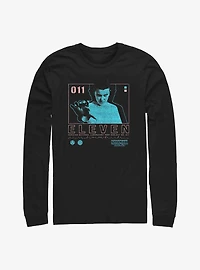 Stranger Things Eleven Infographic Long-Sleeve T-Shirt