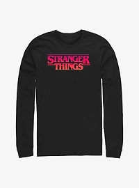 Stranger Things Logo Long-Sleeve T-Shirt