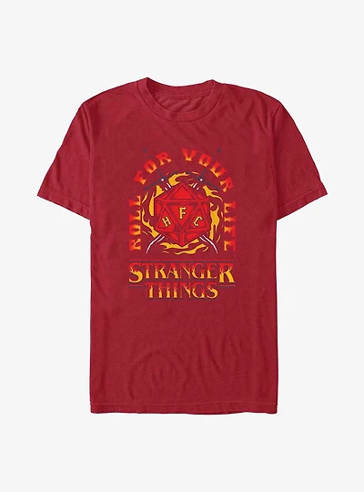 Stranger Things Fire and Dice T-Shirt
