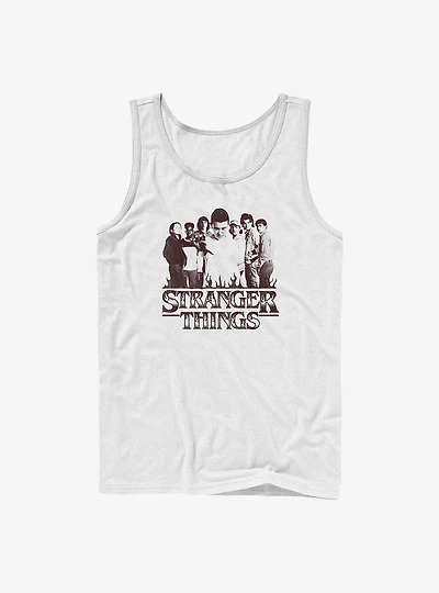 Stranger Things Group Focus Tank