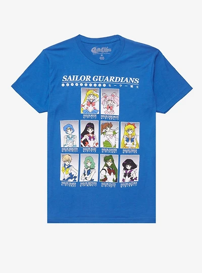 Sailor Moon Guardians Yearbook Photos T-Shirt - BoxLunch Exclusive