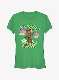 Marvel Guardians of the Galaxy Groot Birthday Girls T-Shirt