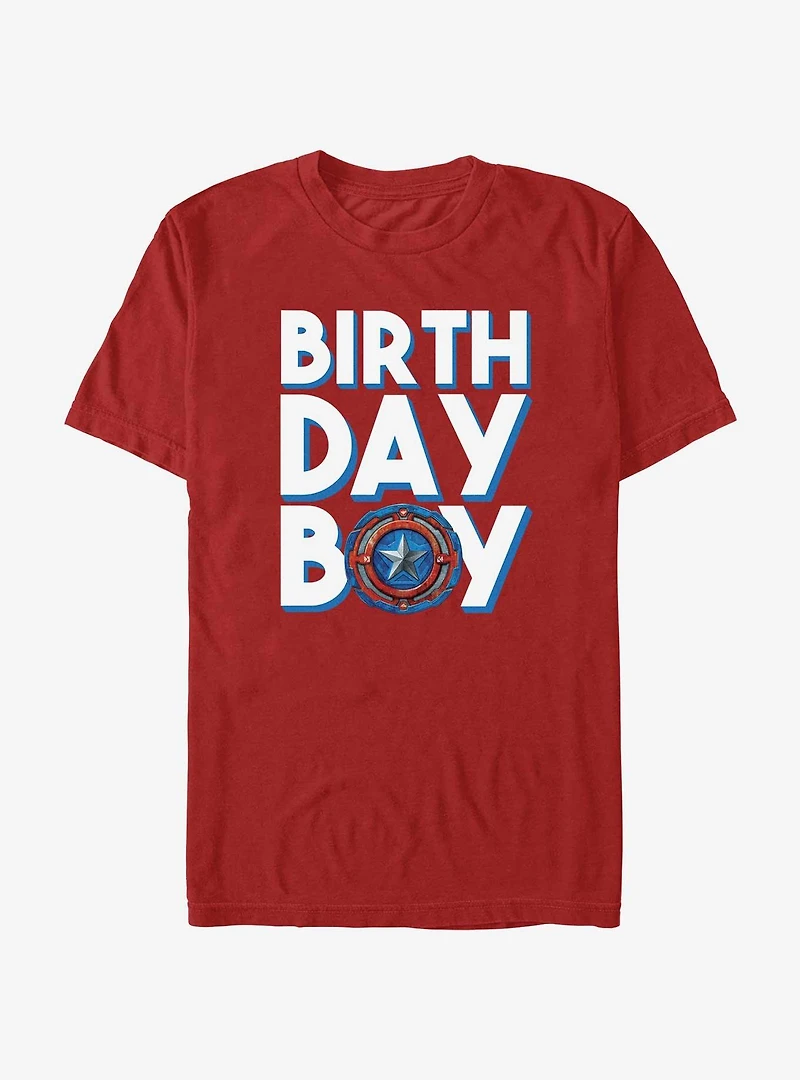 Marvel Birthday Boy Captain America T-Shirt