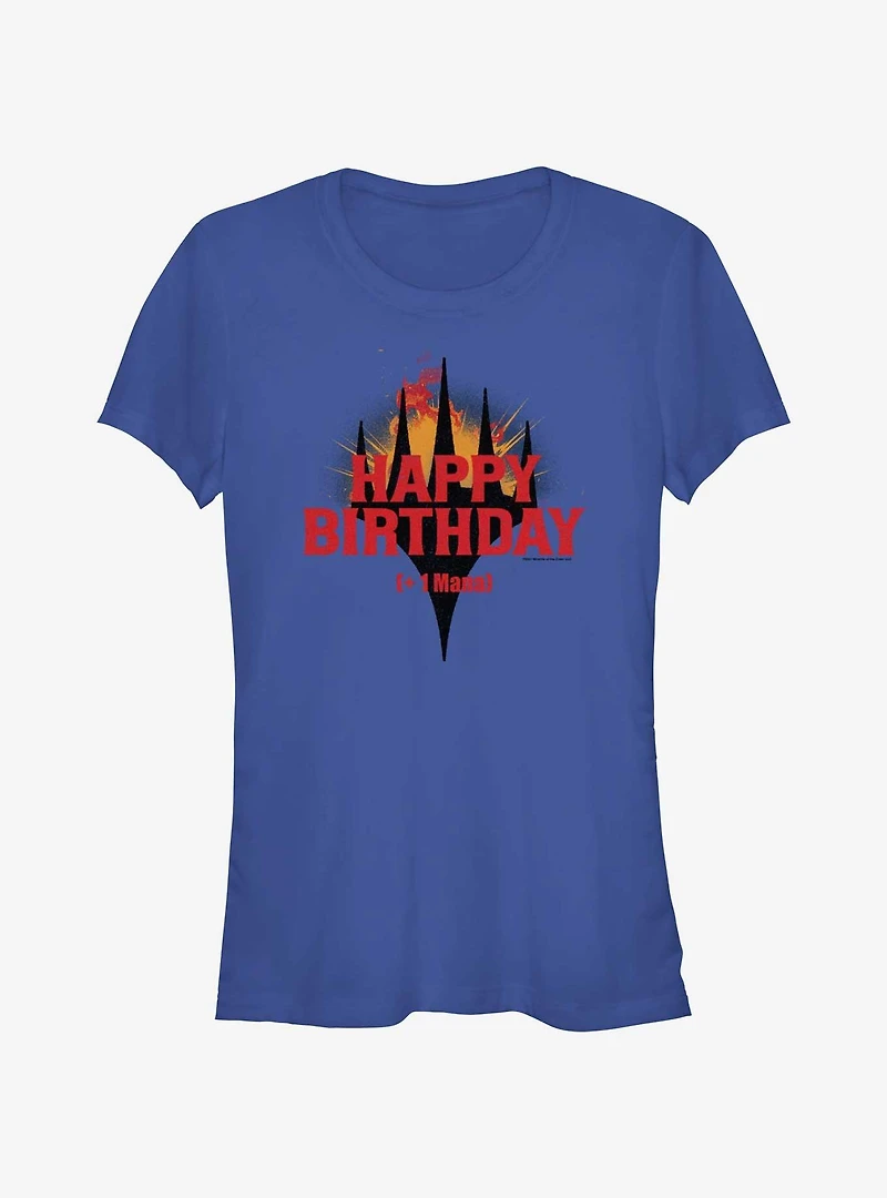 Magic: The Gathering Birthday +1 Mana Girls T-Shirt