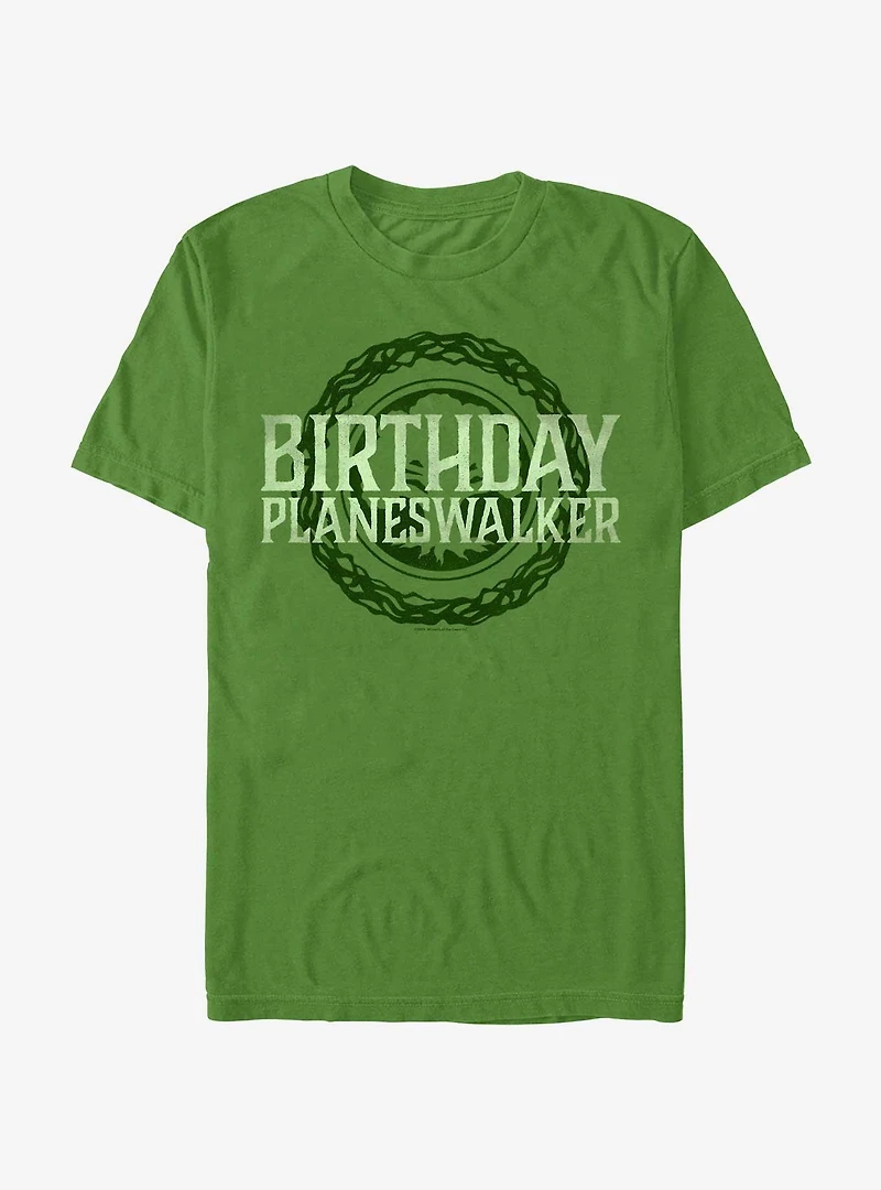 Magic: The Gathering Birthday Green Mana Planeswalker T-Shirt