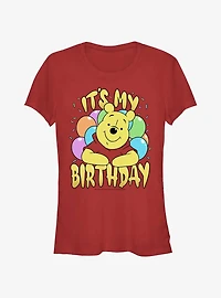 Disney Winnie The Pooh My Birthday Girls T-Shirt