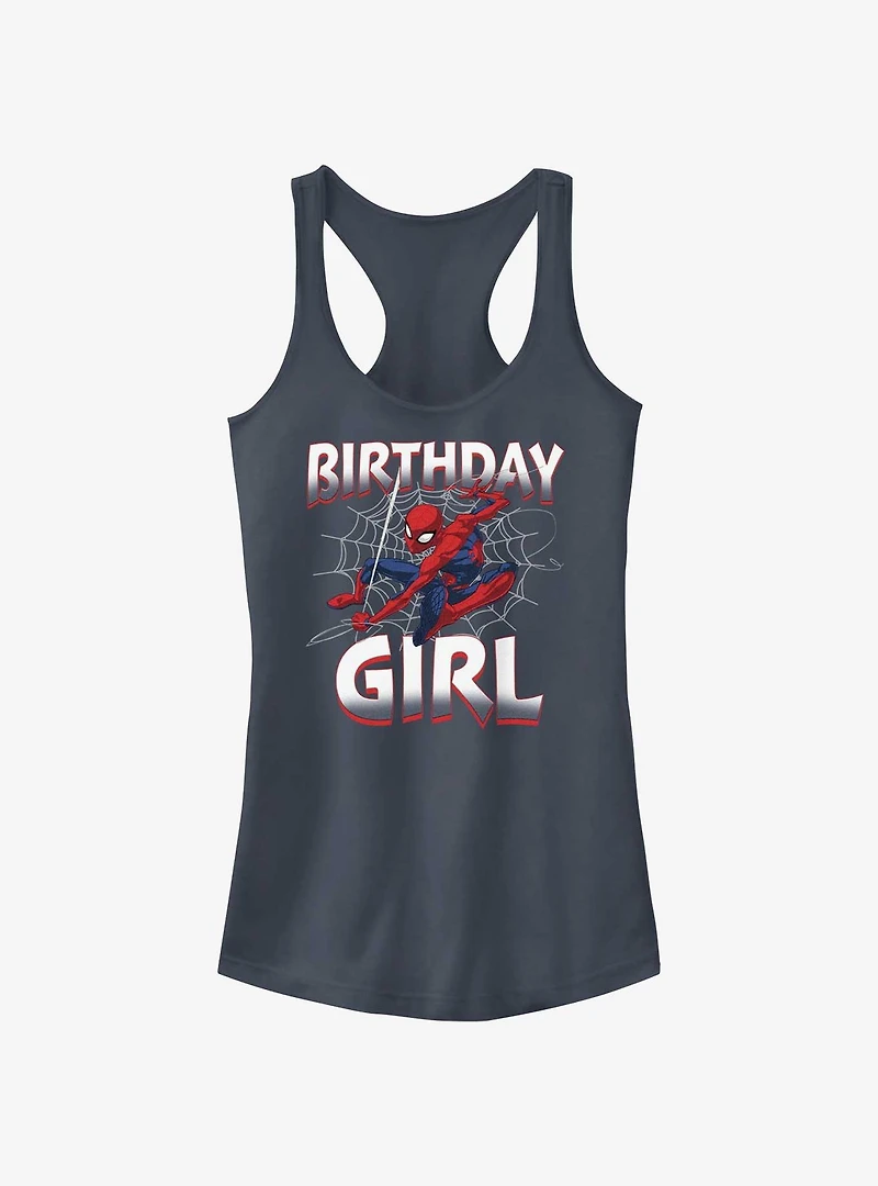 Marvel Spider-Man Birthday Girl Spidey Girls Tank