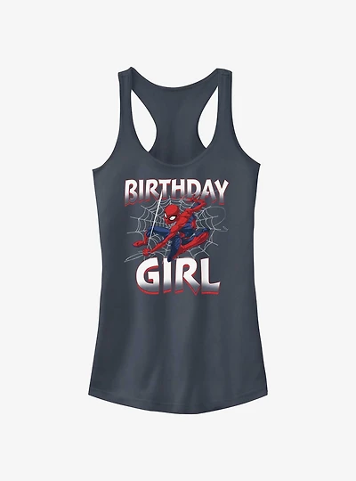 Marvel Spider-Man Birthday Girl Spidey Girls Tank