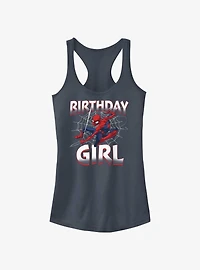 Marvel Spider-Man Birthday Girl Spidey Girls Tank