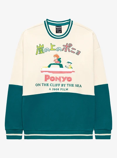 Studio Ghibli Ponyo Panel Crewneck - BoxLunch Exclusive