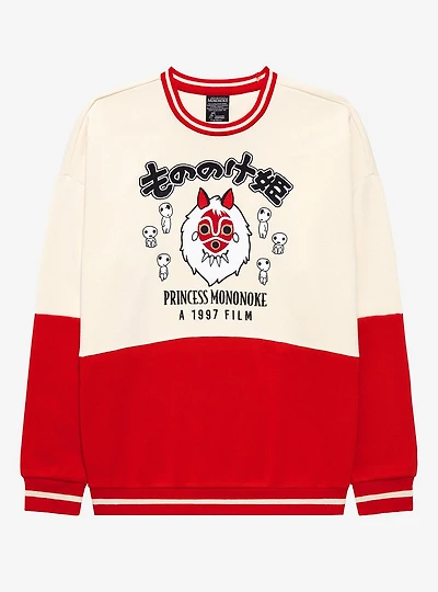 Studio Ghibli Princess Mononoke Panel Crewneck - BoxLunch Exclusive