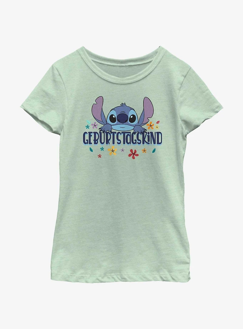 Disney Lilo & Stitch Bday Kid German T-Shirt