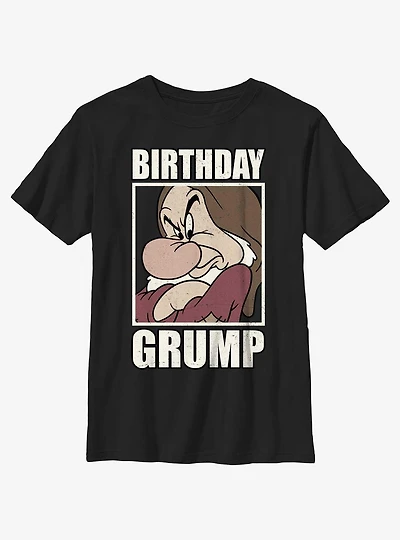 Disney Snow White and the Seven Dwarfs Grumpy Bday T-Shirt