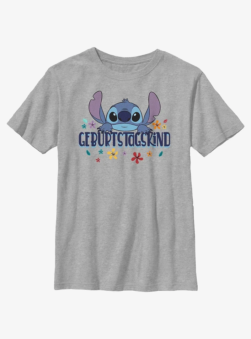 Disney Lilo & Stitch Bday Kid German T-Shirt