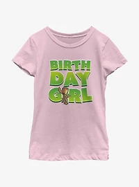 Marvel Guardians Of The Galaxy Groot Bday Girl T-Shirt