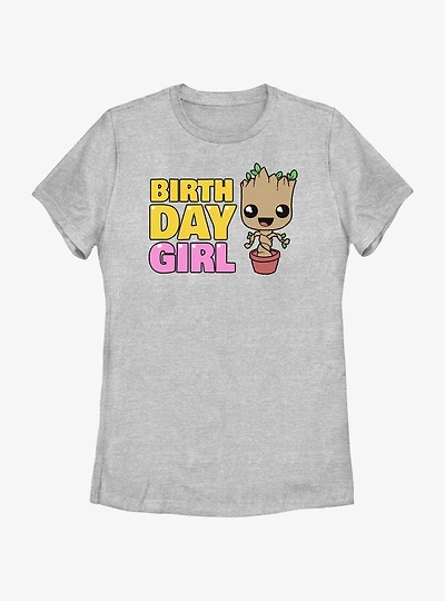 Marvel Guardians Of The Galaxy Birthday Girl Groot T-Shirt