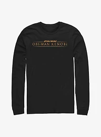 Star Wars Obi-Wan Gold Logo Long-SLeeve T-Shirt