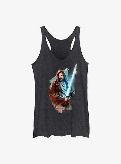 Star Wars Obi-Wan Kenobi Paint Girls Raw Edge Tank