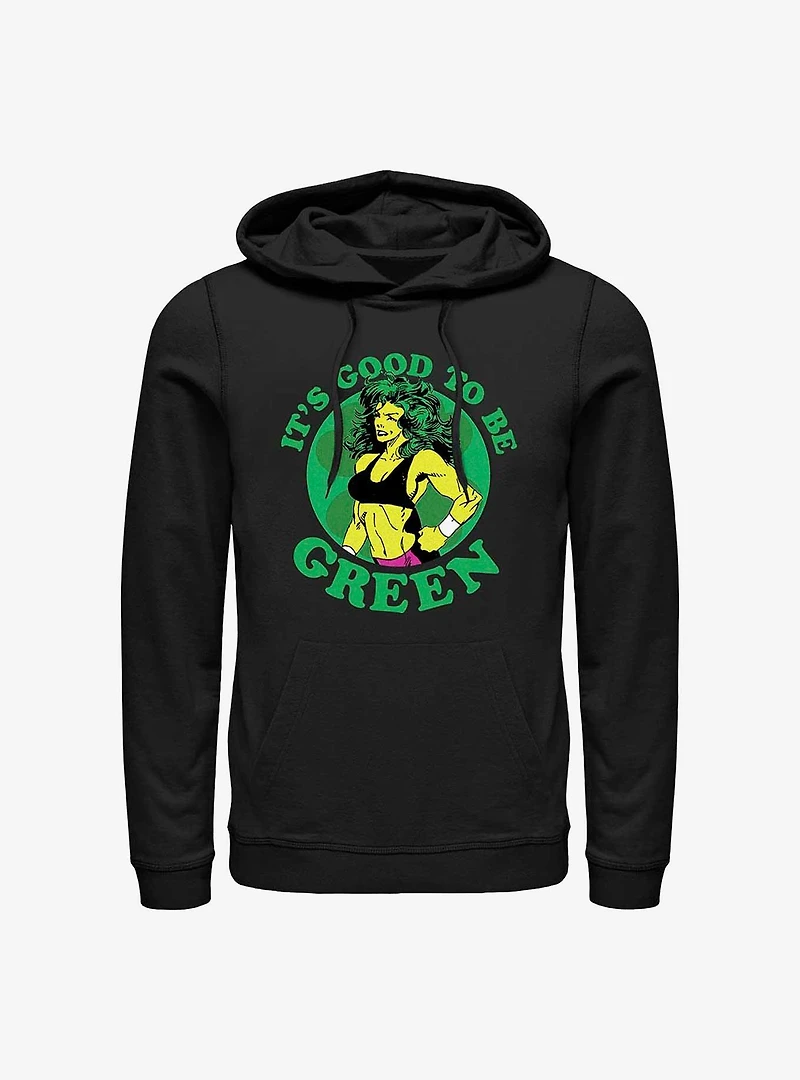 Marvel She Hulk It's Good To Be Green Hoodie