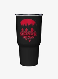 Stranger Things Riding Bikes Travel Mug