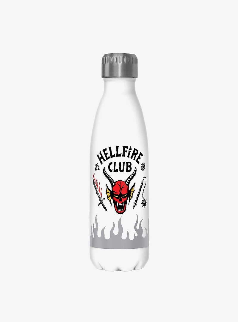 Stranger Things Hellfire Club Logo Stainless Steel Water Bottle