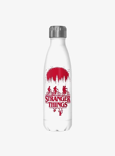 Stranger Things Riding Bikes Stainless Steel Water Bottle