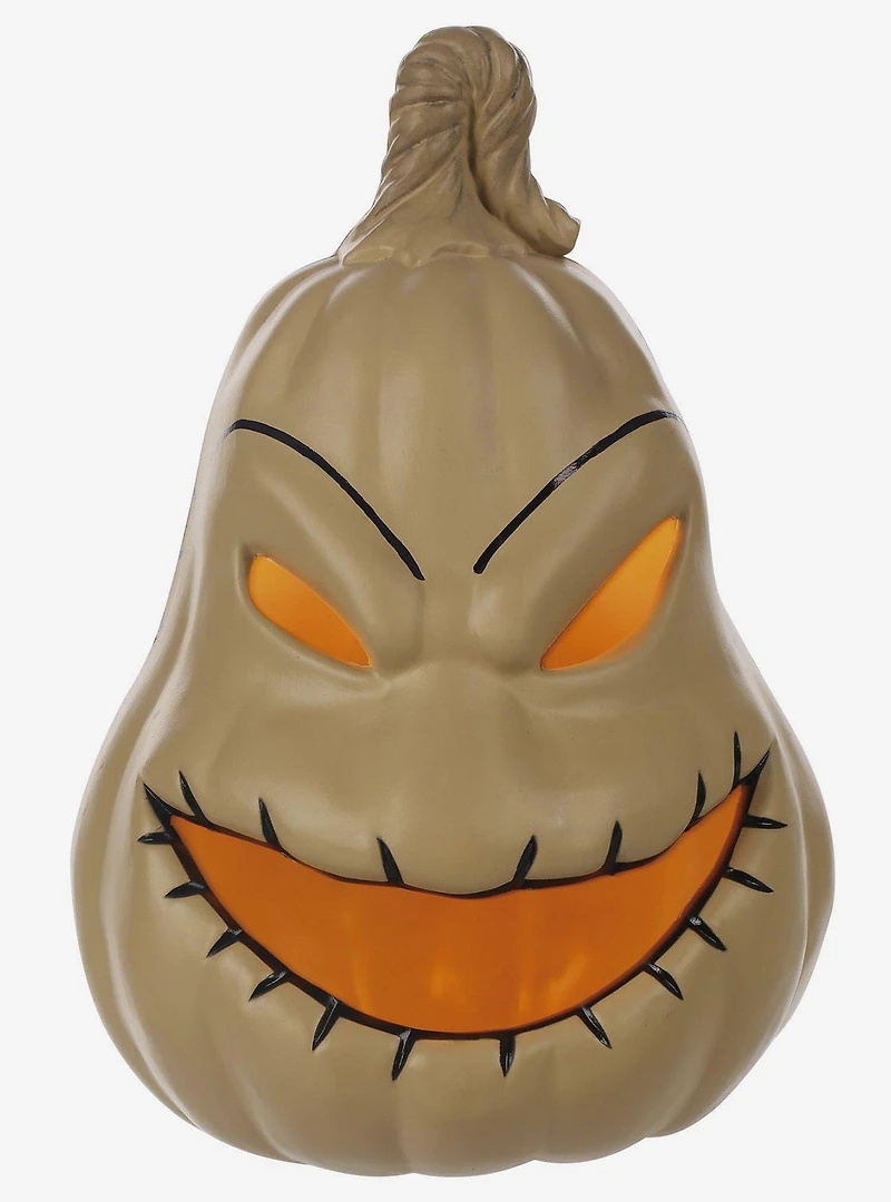 Disney Nightmare Before Christmas Oogie Boogie Light Up 10-inch Pumpkin