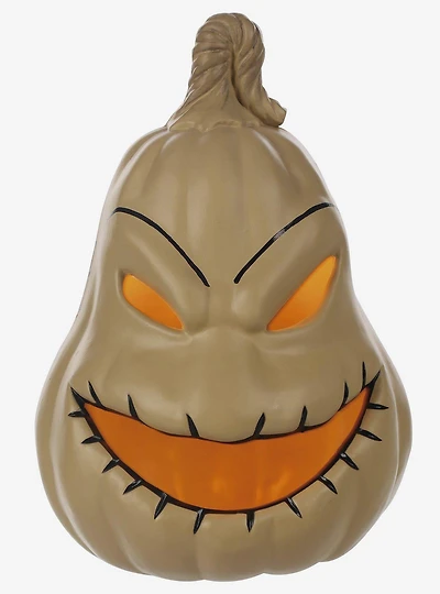 Disney Nightmare Before Christmas Oogie Boogie Light Up 10-inch Pumpkin
